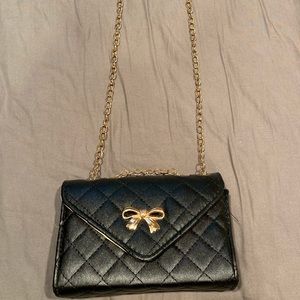 Black crossbody bag